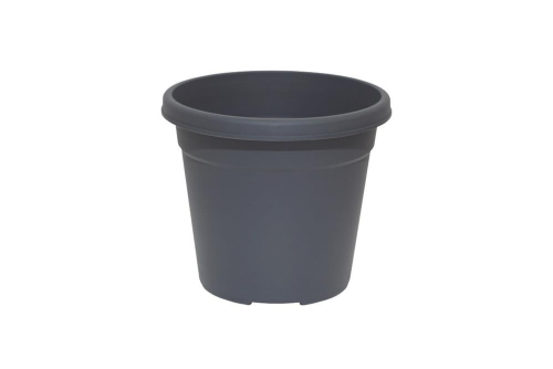 42.6cm Oasis Flower Pot Anthracite Large Plastic Planter Indoor Outdoor Use