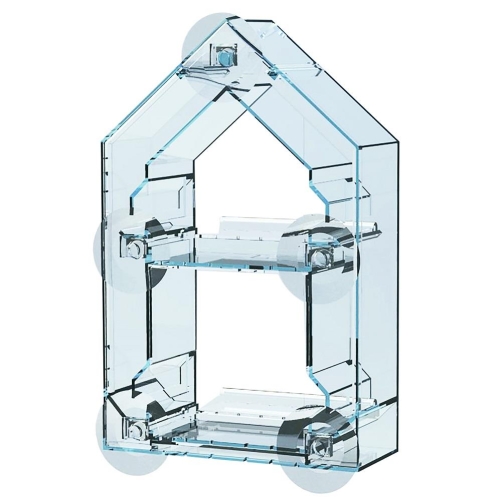 Sneak-a-Peek Clear Plastic House Window Seed Feeder CDU H:32 W:22 D:40.