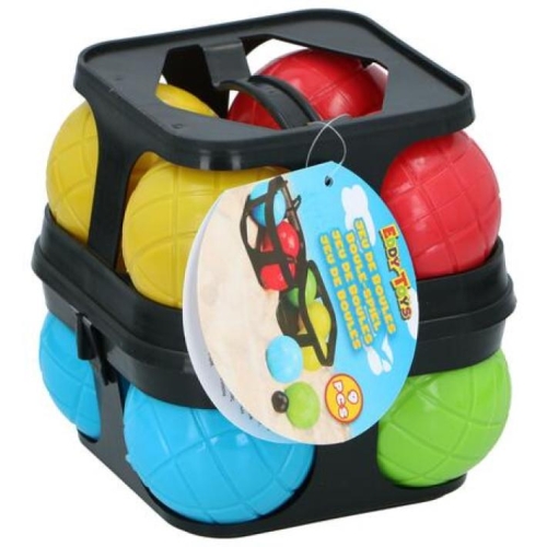 Jeu de Boules 9PC, Multi Coloured Balls