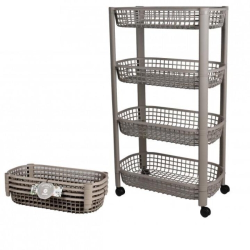 Liberty - 4 Tier Trolley 46.5X26XH78.8CM Dune