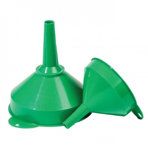 Oil and Fuel Funnels 1x12.5cm 1x16cm Green