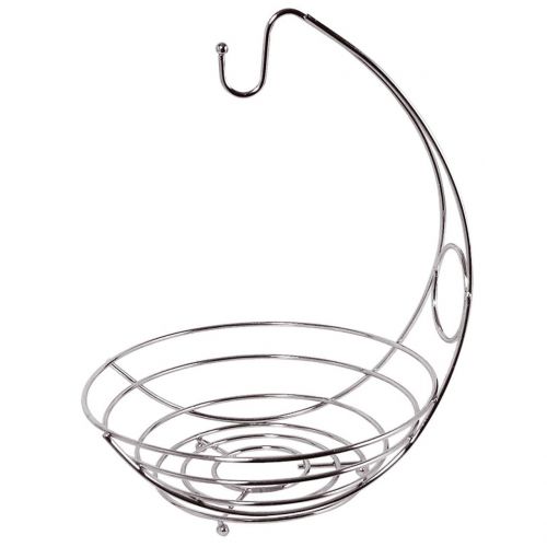 Banana Hanger Chrome Fruit Bowl Base