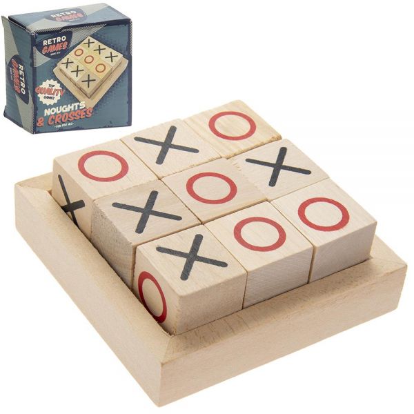Retro Noughts & Crosses fun for all top quality games home gift ideas