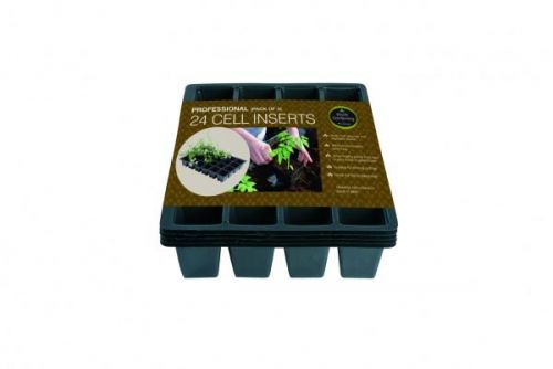 Professional 24 Cell Inserts Pack of 5 For Plants Gardening