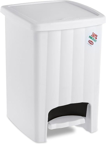 Margherita Pedal Dust Bin 20Lt White