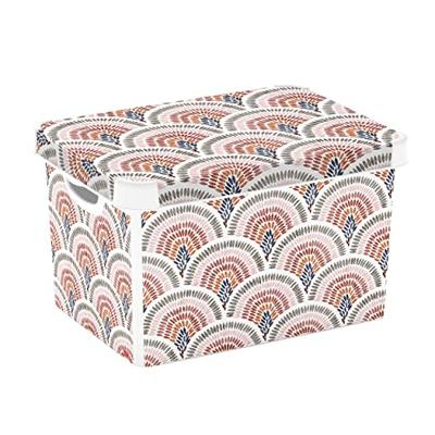 Deco Stockholm Box Boho 22L Stylish Storage with a Vibrant Boho Design