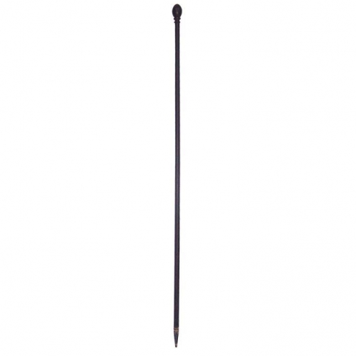 Triple Arch Finial Fence Post Black 116 cm