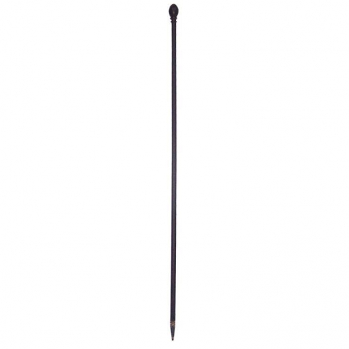 Triple Arch Finial Fence Post Black 116 cm