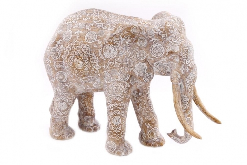 Patterned Elephant Ornament Home Decoration