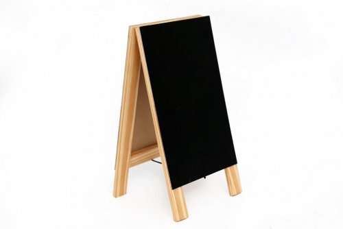 Tabletop Double Sided Wooden Chalkboard Black