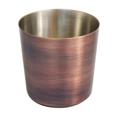 Large Presentation Cup 8.5cm Antique Copper Stainless Steel Food Serving Display