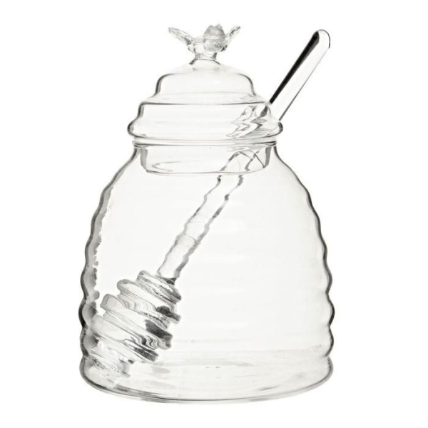 Farrow Honey Jar With Glass Dipper