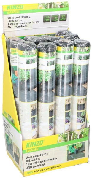 Weed control fabric 1.5x8mtr Plastic Black