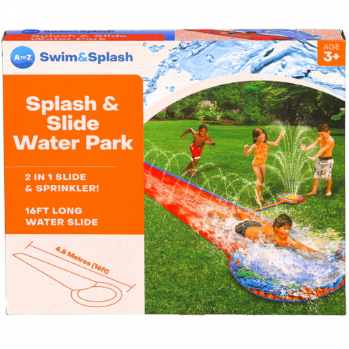 Splash and Slide Water Slide Park 495X71 CM