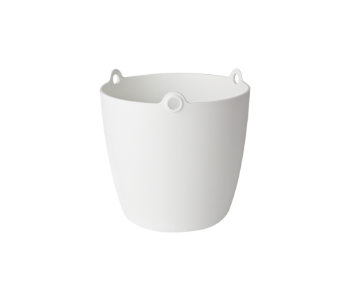 Brussels Hanging Basket 18cm White Eco Friendly Durable Versatile Indoor Plants