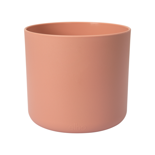 B.for Soft Round 18cm Delicate Pink Flower Pot Eco Friendly Watertight Plastic