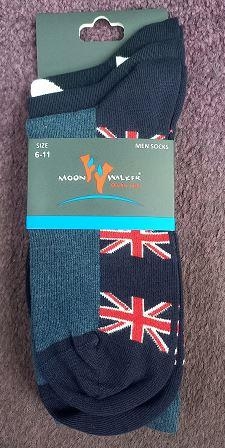 Moon Walker Men Socks 3pairs Size 6-11