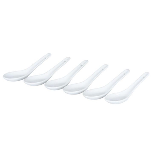 Ceramic Porcelain Appetiser, Soup Dining Spoons Set of 6