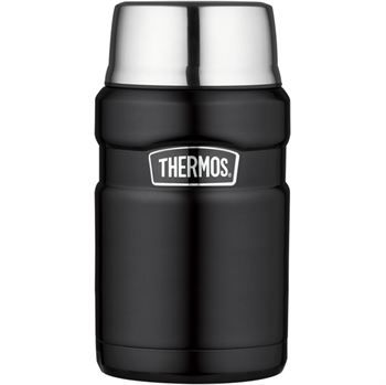 King Food Flask 710ml Insulated Stainless Steel Lid Doubles As A Serving Bowl Drinkware Portable Sturdy Insulation Pour Bottled Water Bottles Tumbler Mug