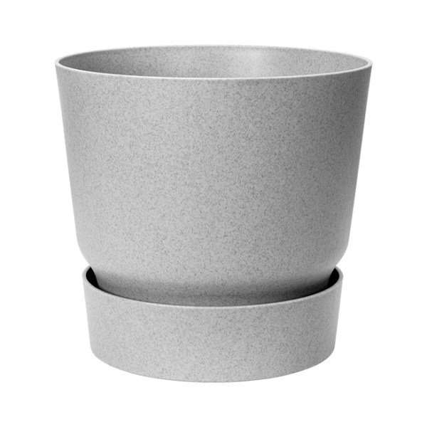 Greenville Round 25cm Living Concrete Plant Pot Indoor Outdoor Eco Durable