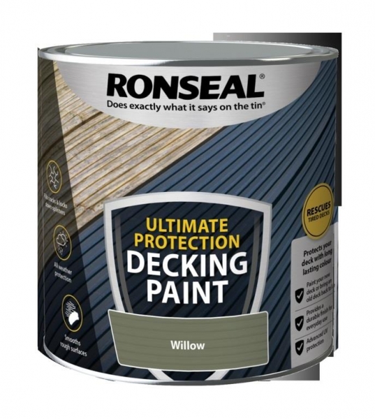 Ronseal Ultimate Protection Decking Paint Willow 2.5L