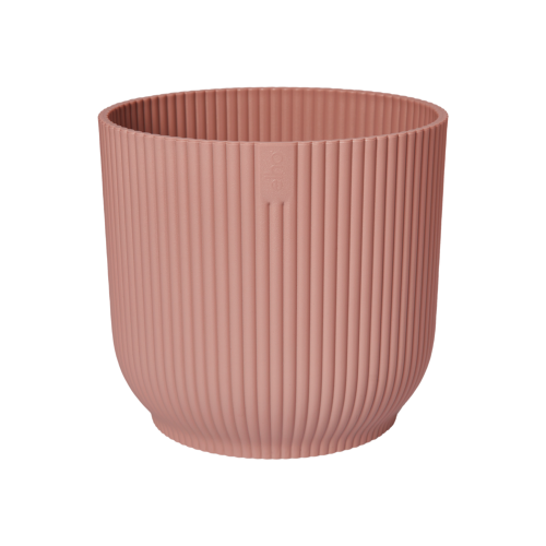 Vibes Fold Round 30cm Delicate Pink Indoor Flowerpot Eco Friendly Modern Design