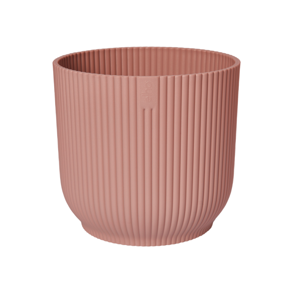 Vibes Fold Round 30cm Delicate Pink Indoor Flowerpot Eco Friendly Modern Design