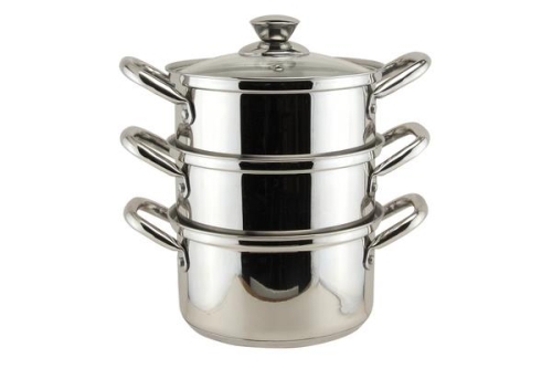 Stainless Steel Induction Steamer Set 20cm