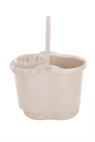 Mop Bucket & Squeezer Taupe 31x29x39