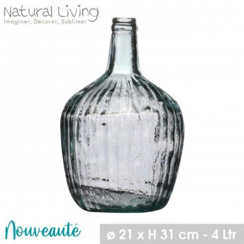 Lady Jeanne Vase Sahara Recycled Glass 4L