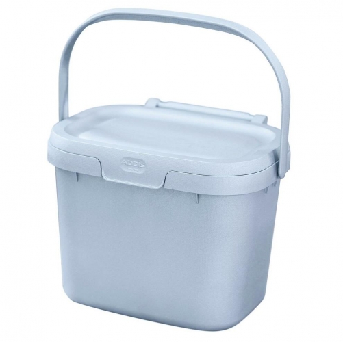 Kitchen Compost Caddy 4.5L Food Waste Bin Light Grey