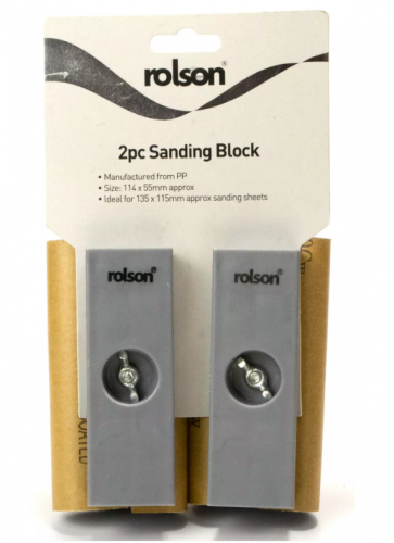 Set Of 2 Sanding Block Rolson