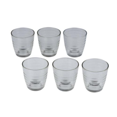 Drink Glass 225ml D8.5X8.5CM Set of 6