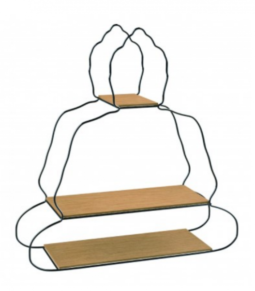 Buddha Wall Shelf Wall Hanging Home Use