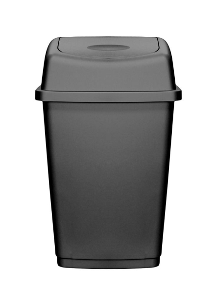 A & D 50ltr Swing Bin Volcanic ash 66x33x41cm