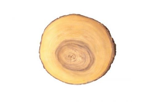 Round Board Rustica Wood 25-30cm Can be Used as Chopping Board Serving