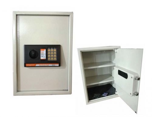Solid Steel Secure Large Electronic Digital Safe With 3 Shelves Home Office Security