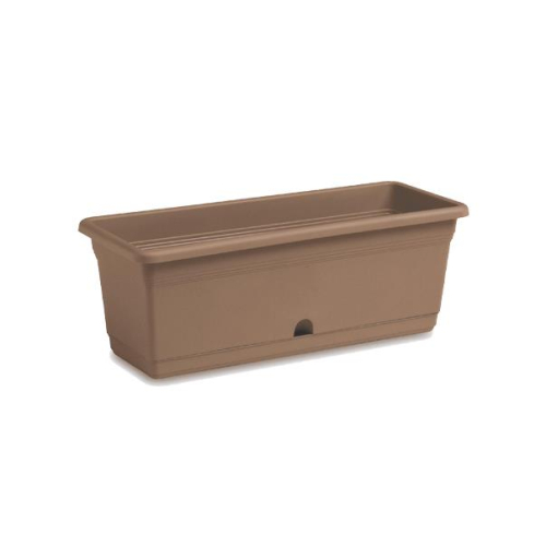 Portofino Flower Box 40cm Dove Grey Self Watering Outdoor Planter 9L Durable