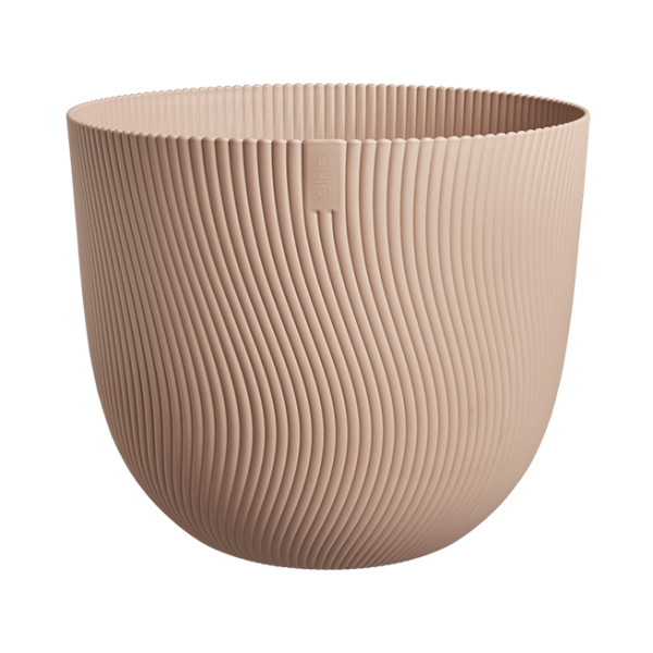 Sereh Round 47cm Cool Clay Planter Frost Resistant Drainage Large Indoor Outdoor