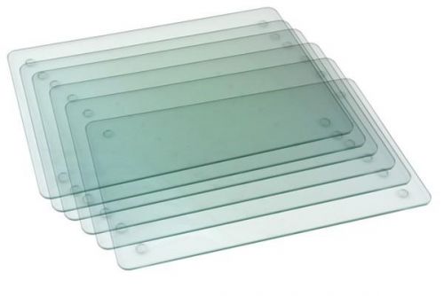 Set of 6 Glass Placemat great for Parties 20x30cm
