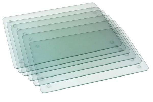 Set of 6 Glass Placemat great for Parties 20x30cm