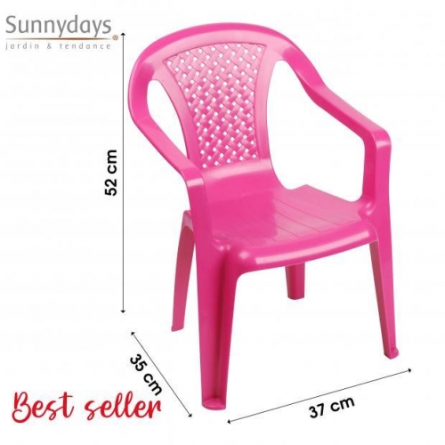Plastic Children Chair Pink