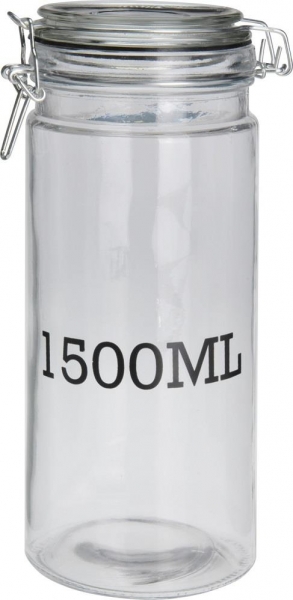 STORAGE JAR GLASS 1500ML