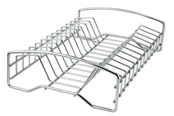 Chrome Plate Stand - Holds 12 Plates