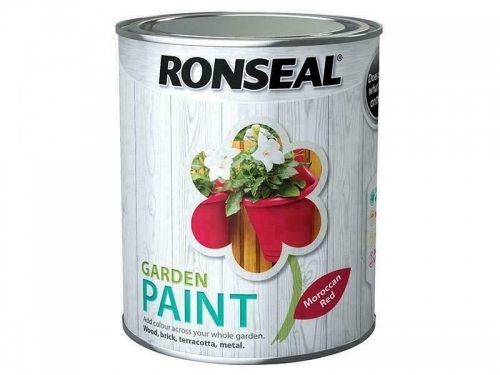 Ronseal Garden Paint Moroccan Red 750ml