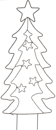 GARDEN STICK XMAS TREE 90LED