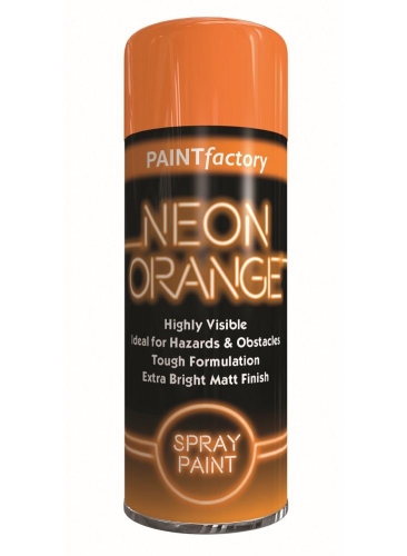 PF Spray Paint Neon Orange 200ml Aerosol