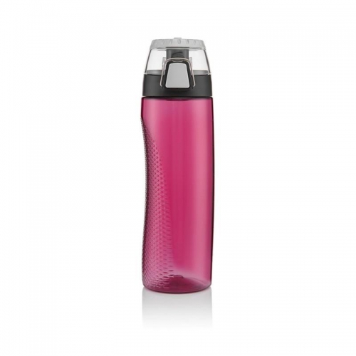 Thermos Hydration Water Consumption Monitor Magenta Bottle 710ml Drinkware Flasks Loop Sturdy Water Proof Tumbler Mug Bottled Portable