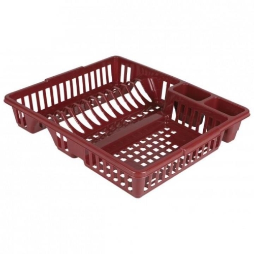 DISH RACK RUBY WINE PLASTIC 47X39XH10CM