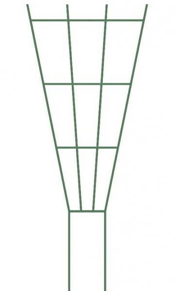 Fan Pot Trellis Green